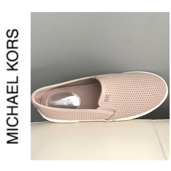 BRAND NEW authentic MK leather slip on sneakers - Picture 7 of 8